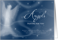 Angels - Praying for You - KJV Scripture Verse card