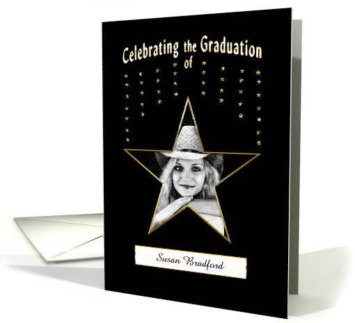 Graduation Party Invitation, Star Attraction, Photo and... (1522234)