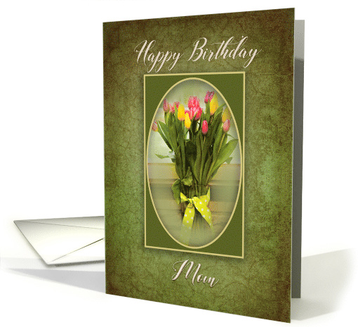 Birthday, Mother, Vase of Tulips card (1522338)