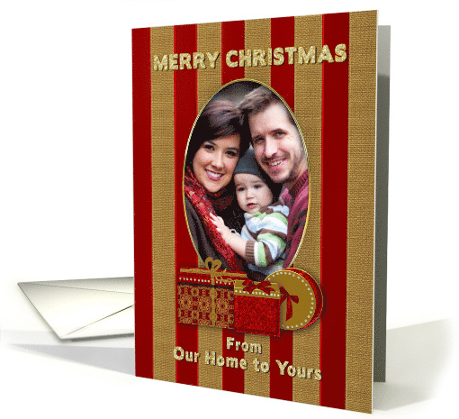 Christmas, From Our Home to Yours, Photo Insert, Presents... (1538344)
