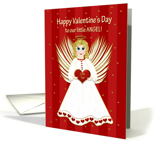 Valentine's Day, To Our Little Angel, Sweet Angel Holding... (1556552)