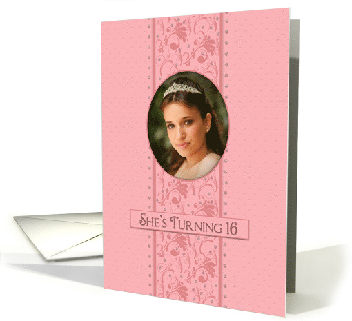 Birthday,16,Invitation for Her, Pretty Pink & Feminine,... (1560960)