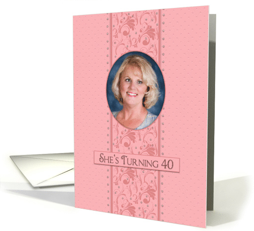 Birthday,Invitation, Her 40th, Pretty Pink & Feminine,... (1560982)