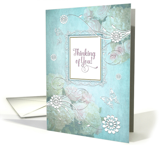 Thinking of you, Note Card, Blank Inside... (1561252)