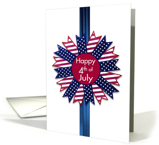 4th of July, Decorated Ribbon in Red,White and Blue,... (1572854)