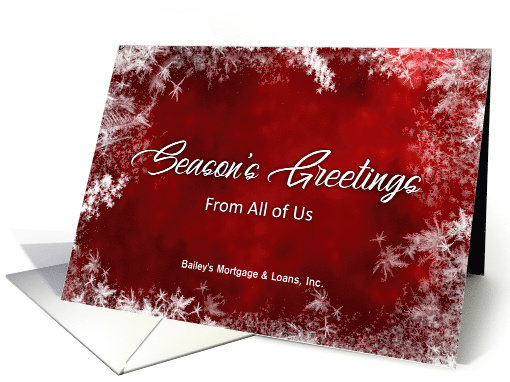 Season's Greetings,From all of Us, Business, Red, White... (1583808)