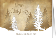 Christmas, Nature is...