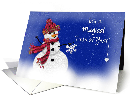Winter Season,It's a Magical Time of Year, Snowman Lady... (1593502)