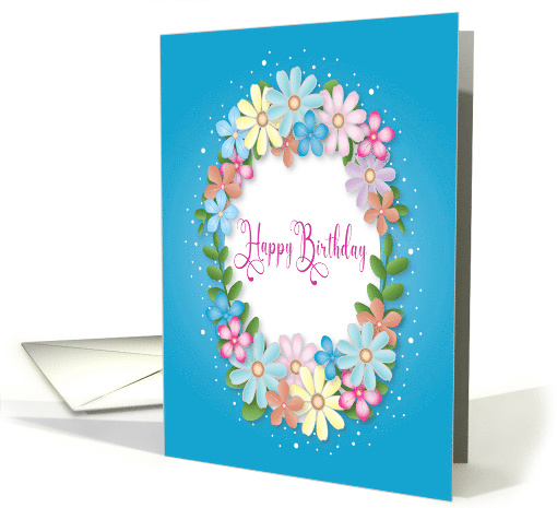 Birthday, Feminine, Assortment of Colorful Daisies card (1602456)
