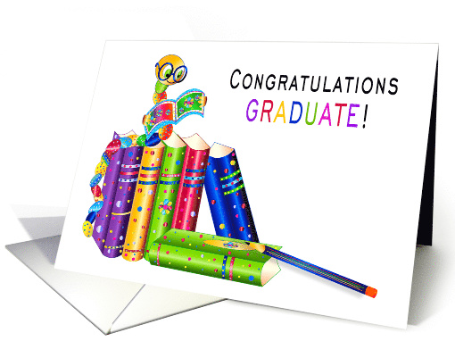 Congratulations Graduate, Bookworm & Books in... (1629246)