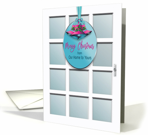 Christmas, From Our Home to Yours, White Window Pane Door... (1631134)