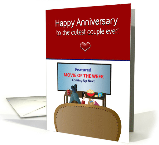 Anniversary, Cutest Couple Ever,Couple Relaxing Watching... (1636094)
