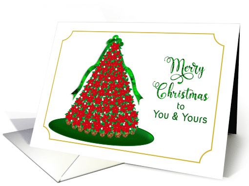 Christmas, To You & Yours, Red Poinsettia Christmas Tree,... (1637822)