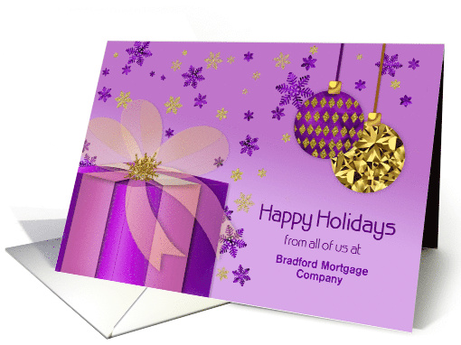Christmas, Happy Holidays, Business, Purple Decorations,... (1638186)