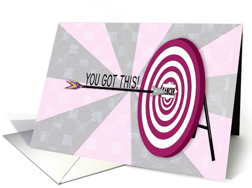 Encouragement for Cancer Patient Target Board with Arrow... (1647624)