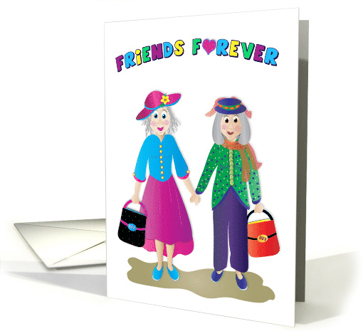 Thinking of You Friends Forever Growing Older Together card (1688996)