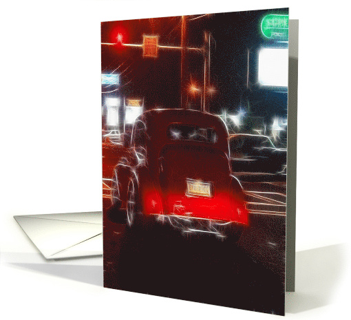 Birthday, Masculine, Classic Car, card (325501)