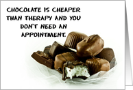 Chocolate Therapy card