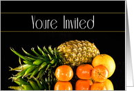 You’re Invited, pineapple, grapefruit, oranges, Reflections card