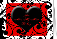 You Have My Heart Darling card
