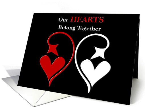 Two Hearts Together card (350400)