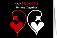 Two Hearts Together card