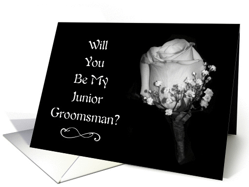 Will You Be Junior Groomsman? card (351931)