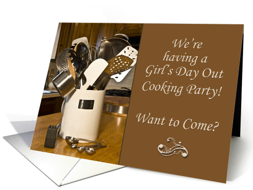 Cooking Girl's Day Out card (352690)
