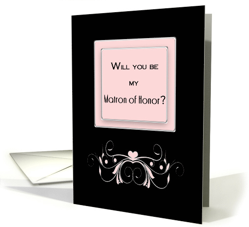 Bridal Party Invitation, Matron of Honor, Pink,... (354513)