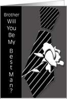 BROTHER Will You Be My Best Man card