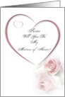 Sister,Will you Be My Matron of Honor card