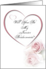 Will you Be My Jr. Bridesmaid card
