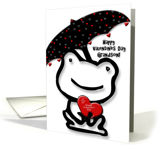 Happy Valentine's  Grandson card (363720)