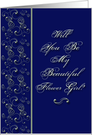 Will you Be My Beautiful Flower Girl card