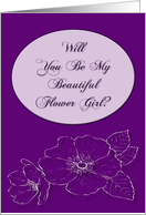 Will You Be My Beautiful Flower Girl card