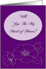 Will You Be My Maid of Honor card