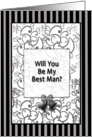 Best Man card