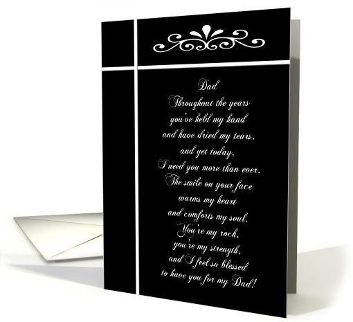 Walk With Me Dad card (401486)