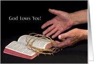God Loves You! card
