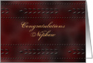 Graduate - Nephew - Congratultions card