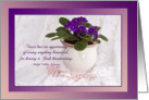 African Violet Beauty card