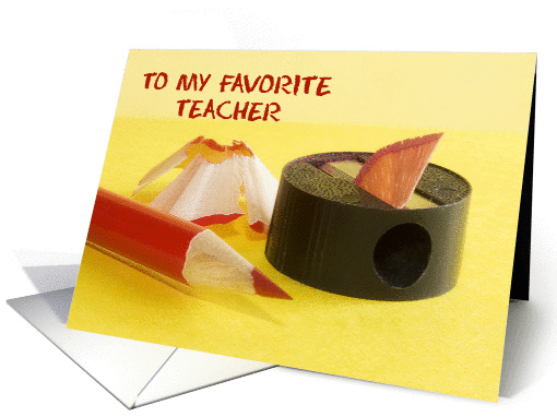 My Favorite Teacher card (455074)