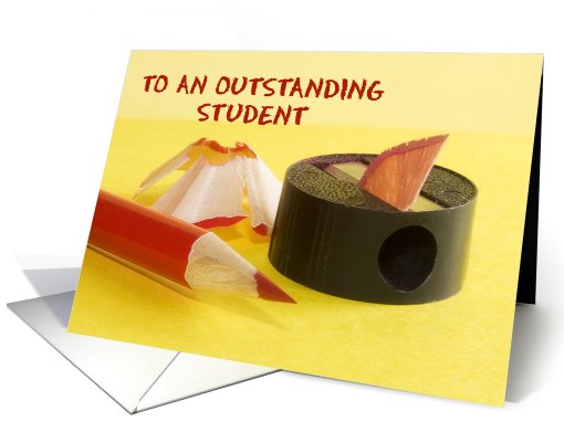 Outstanding Student card (455075)