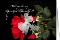 Will You Be My beautiful flower girl card