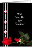 Will You Be My Usher? card