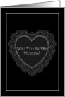 Hostess (Will you be..) card