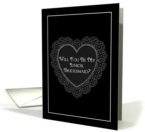 Jr. Bridesmaid (Will you be..) card (546119)