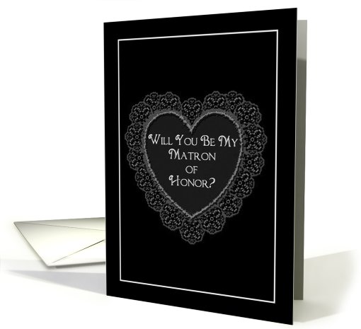 Matron of Honor (Will you be..) card (546125)