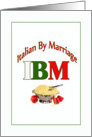 Ibm (Italian By Marriage) Blank Cards 