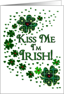 Kiss Me, I’m Irish! card